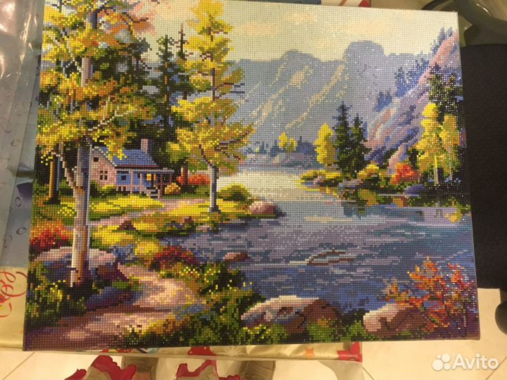 Выкладываю алмазную мозайку на заказ