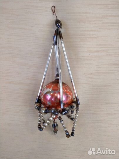 Ёлочная игрушка стеклярус