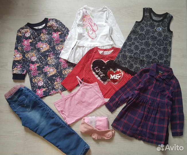 Пакет вещей для девочки 104-110