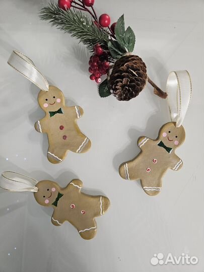 Елочные игрушки ручной работы