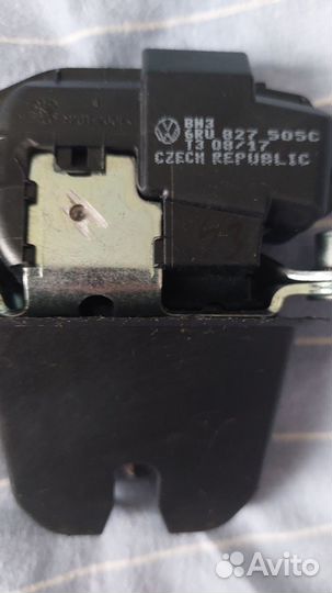 Замок богажника на volkswagen поло