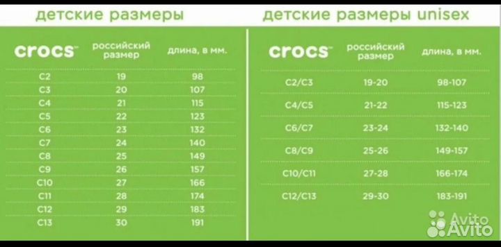 Crocs на девочку