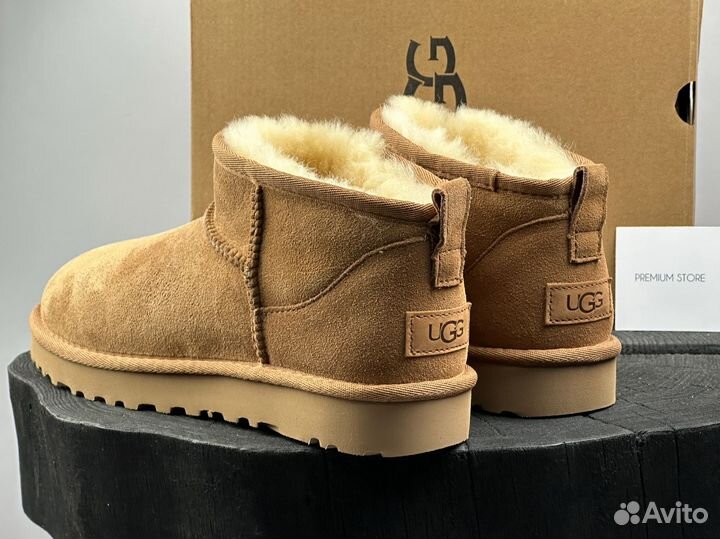 Угги UGG Classic Ultra Mini Chestnut унисекс