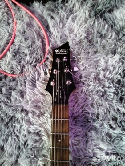 Электрогитара с чехлом schecter c6 deluxe