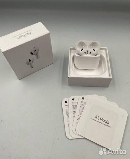 Airpods 4, на чипе JL с активным шумоподавлением