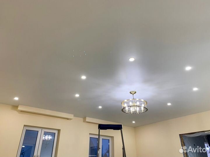 Натяжные потолки без посредников любой сложности