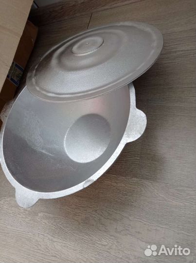 Казан новый алюминиевый большой