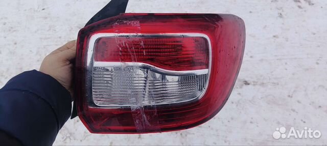 Фонарь задний Рено Логан