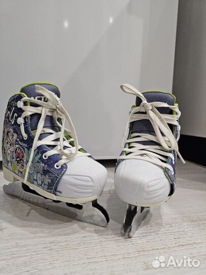 Коньки двухполозные раздвижные