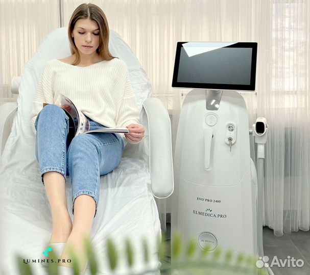 Диодный лазер для эпиляции Лю-Минес эвопро 2400вт