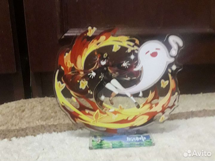 Акриловая фигурка ху тао геншин инпакт