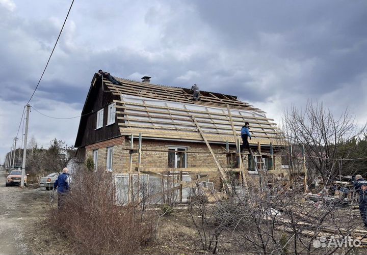 Кровельные работы, металлочерепица,ремонт крыши