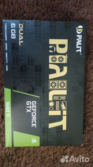 GTX 1660 ti Palit Гарантия