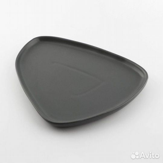 Блюдо для подачи нестандартной формы «Тёмно-серая»