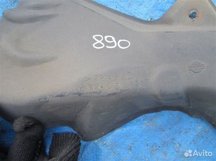 Защита горловины топливного бака Nissan Terrano