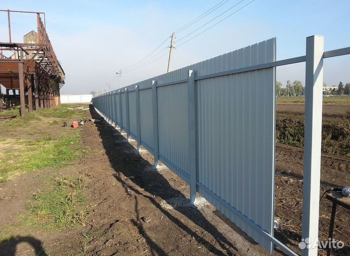 Откатные ворота металлические