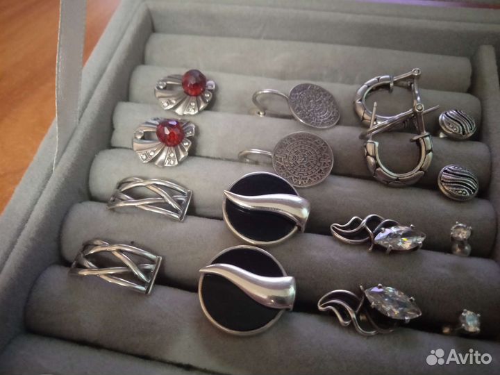 Серебряные серьги