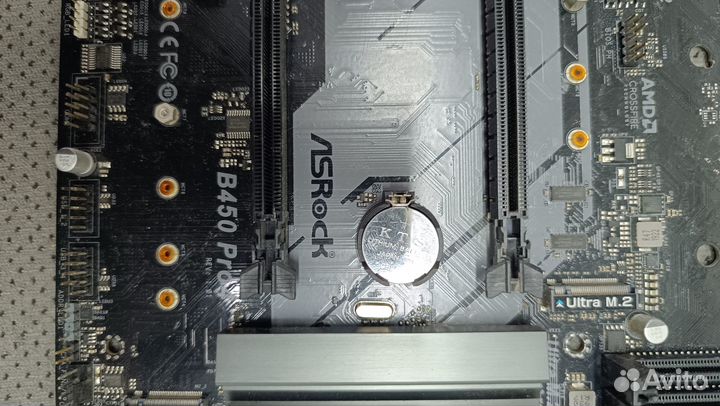 Материнская плата asrock b450m pro4