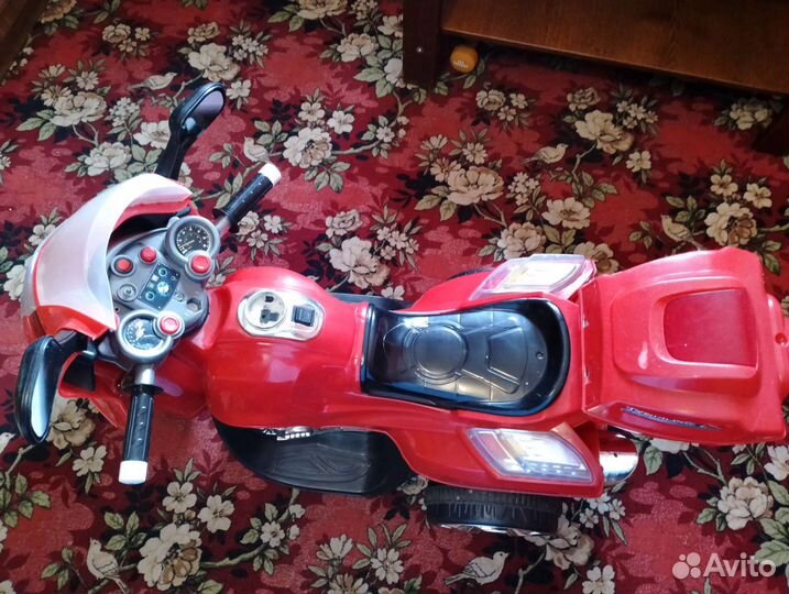 Электро мотоцикл детский бу в отличном состоянии