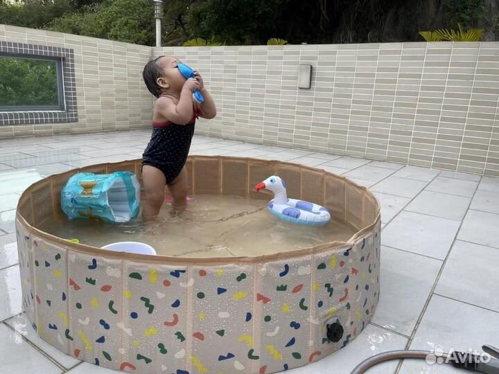 Бассейн детский складной 120*30см