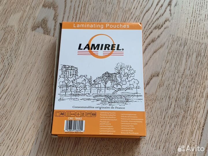 Пленка для ламинирвоания A6 Lamirel 100 шт