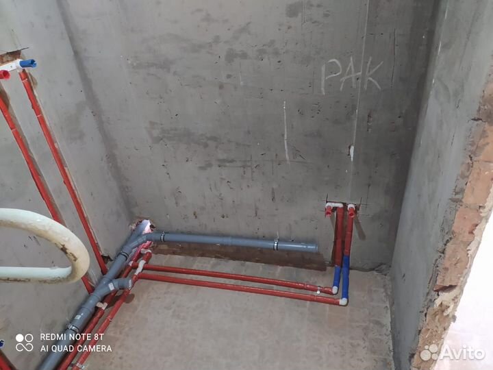 Замена радиаторов,труб,смесителей,унитазов,засоры