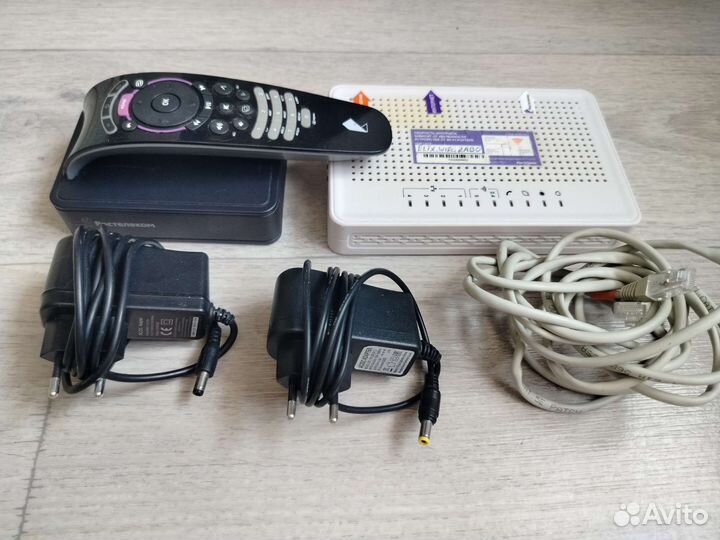 TV приставка и роутер