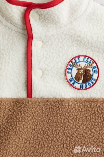 Кофта флисовая hm 110/116, 134/140 новая