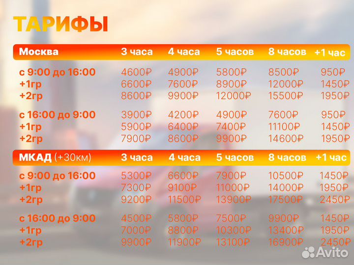 Перевозка грузов и бригад. Переезды газель