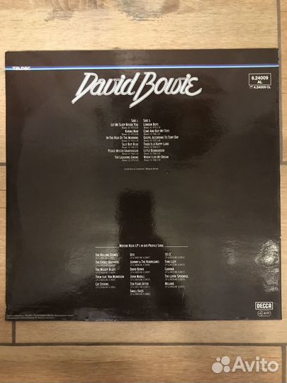 David Bowie LP редкая пластинка 1979