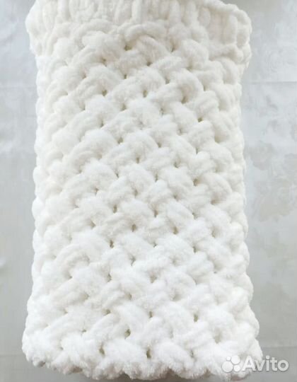 Вязаный плед детский