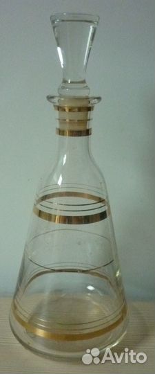 Графин, стаканы, розетки для варенья СССР