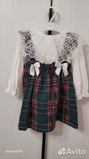 Платье для девочки 86