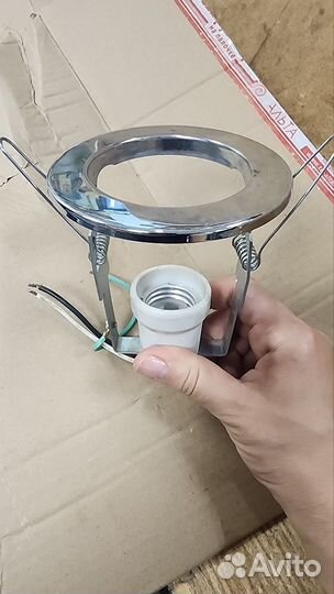 Светильник встраиваемый круглый