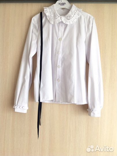 Блузка белая для девочек