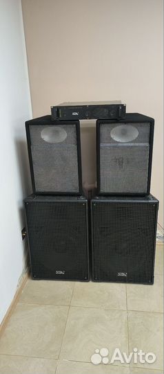 Усилитель аудио saundking aa1000j и колонки