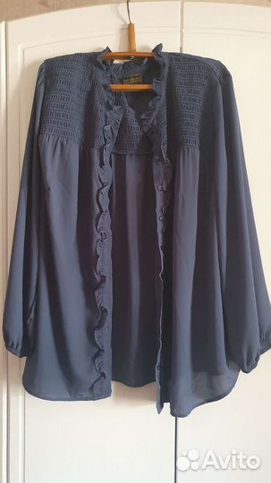 Блуза шифоновая 56-58 размер