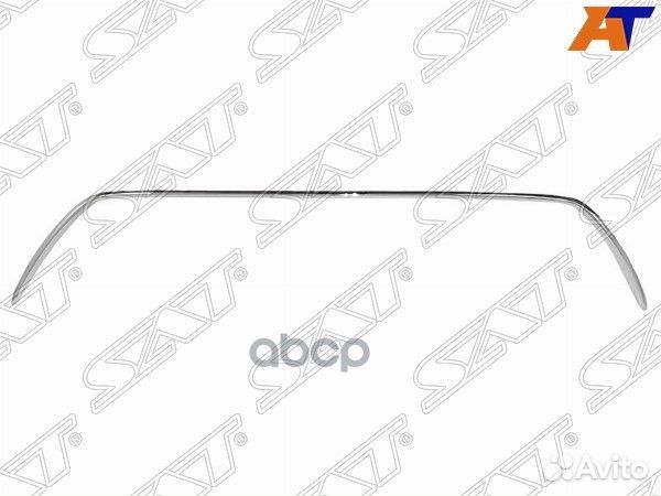 Молдинг решетки в бампер toyota camry 17-18 хро