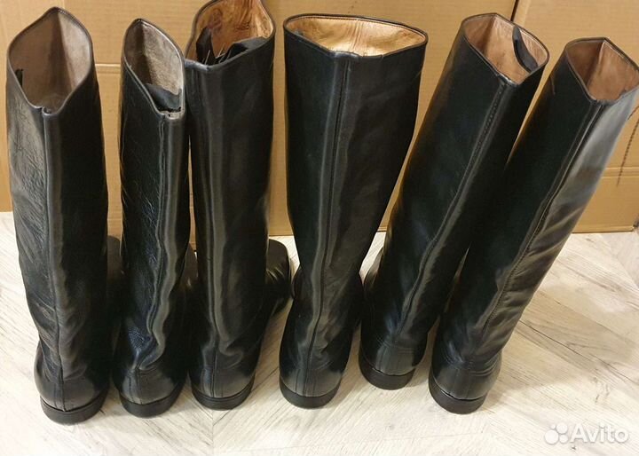 41 размера немецкие хромовые сапоги гдр 1949,1952г