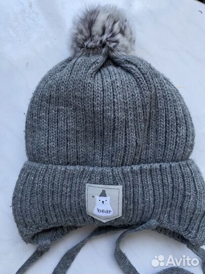 Комплект шапка и снуд для малыша