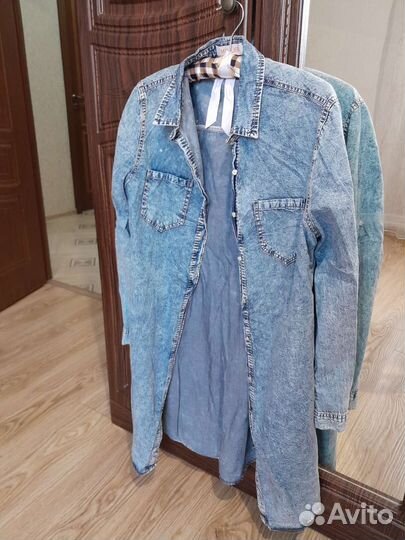 Джинсовое платье