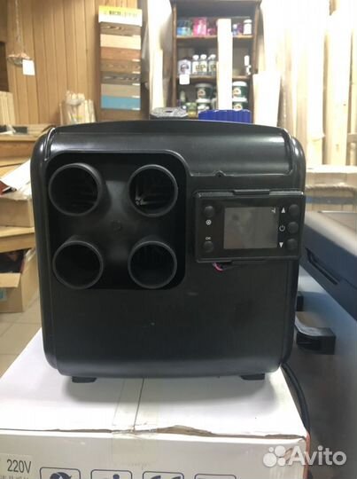Автономный отопитель сухой фен 12v+220