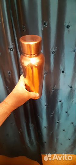 Бутылка медная для настаивания воды (Индия)