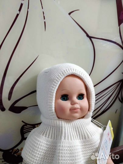 Шапка зимняя(балаклава) для новорожд-ых Журавлик