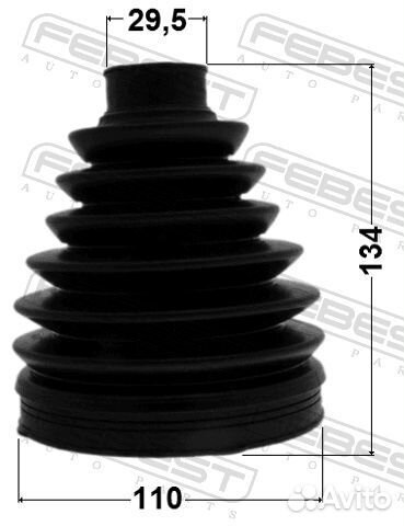 Пыльник шруса внешнего (комплект) PVC 0117puck5