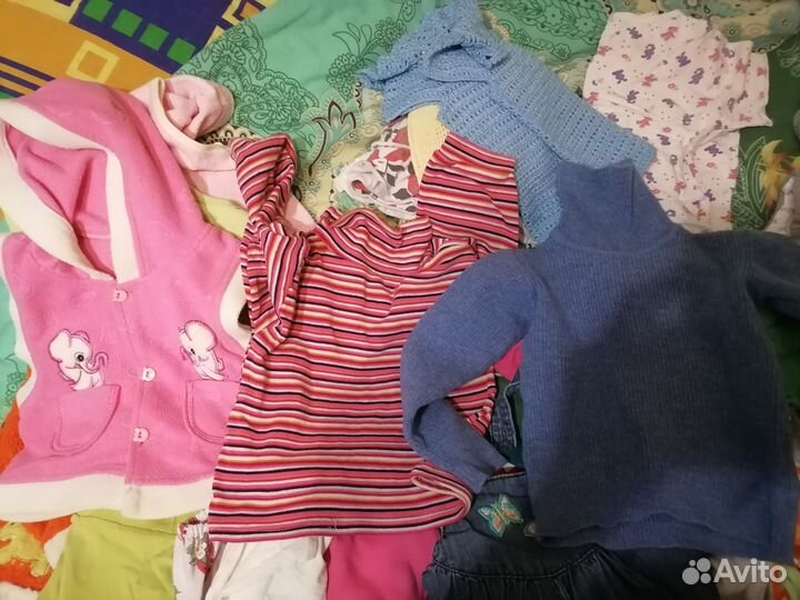 Вещи пакетом на 12-18 месяцев для девочки
