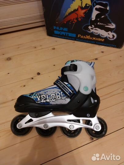 Роликовые коньки. Защита в комплекте