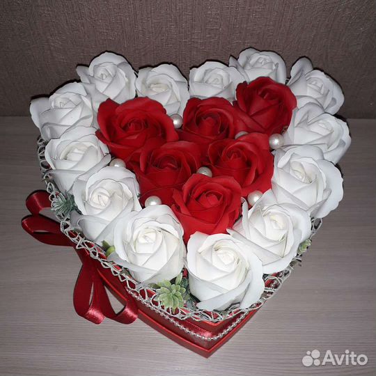 Стильные, красивые букеты из мыльных цветов