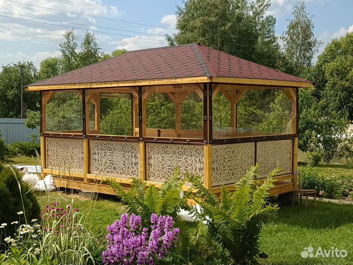 Мягкие окна для террас и беседок