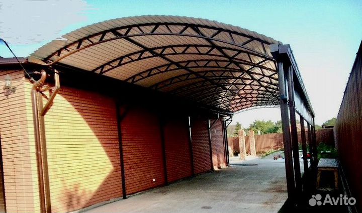 Навесы из профлиста